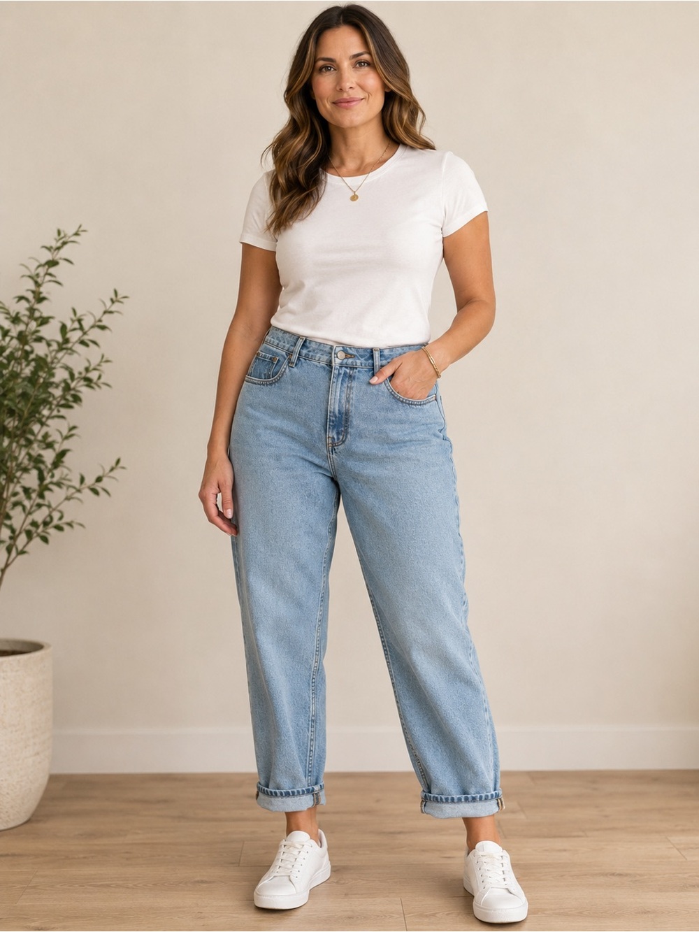 Sezane Le Crop Denim Wide Leg Crop Jeans High Waist Bleach Blue Size 48 US 16